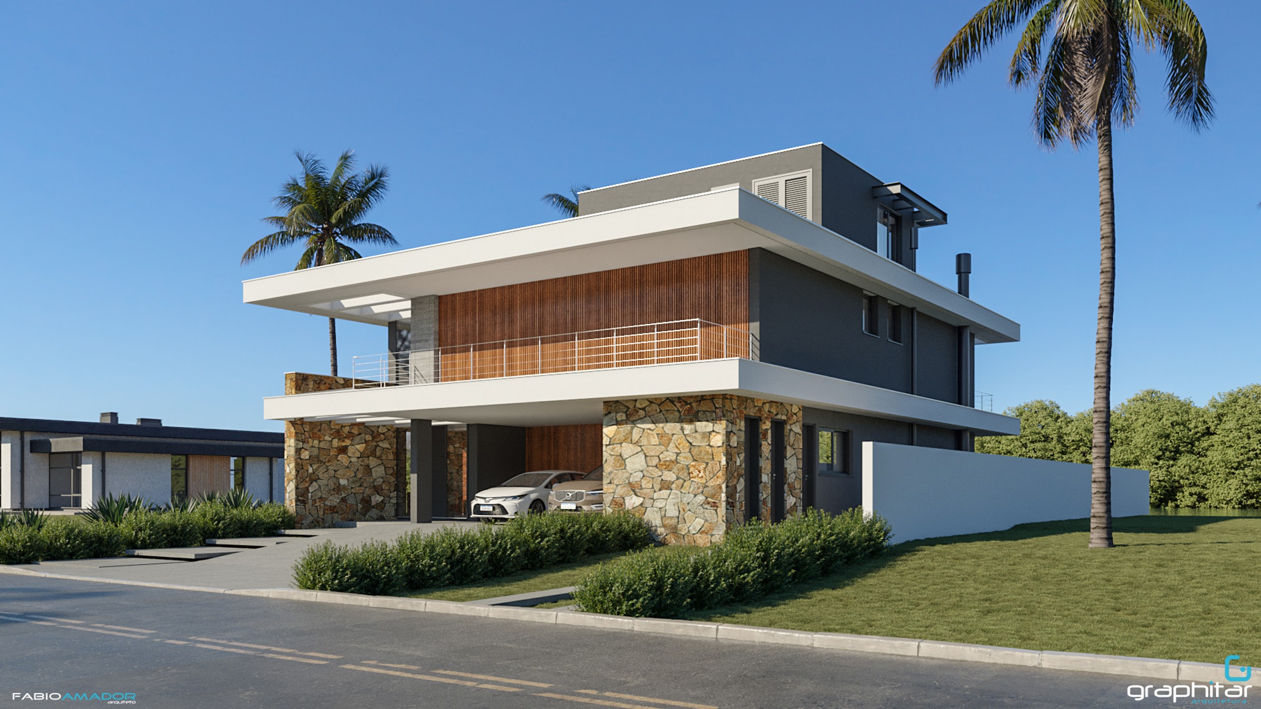 Modern Glass Tower - Main View