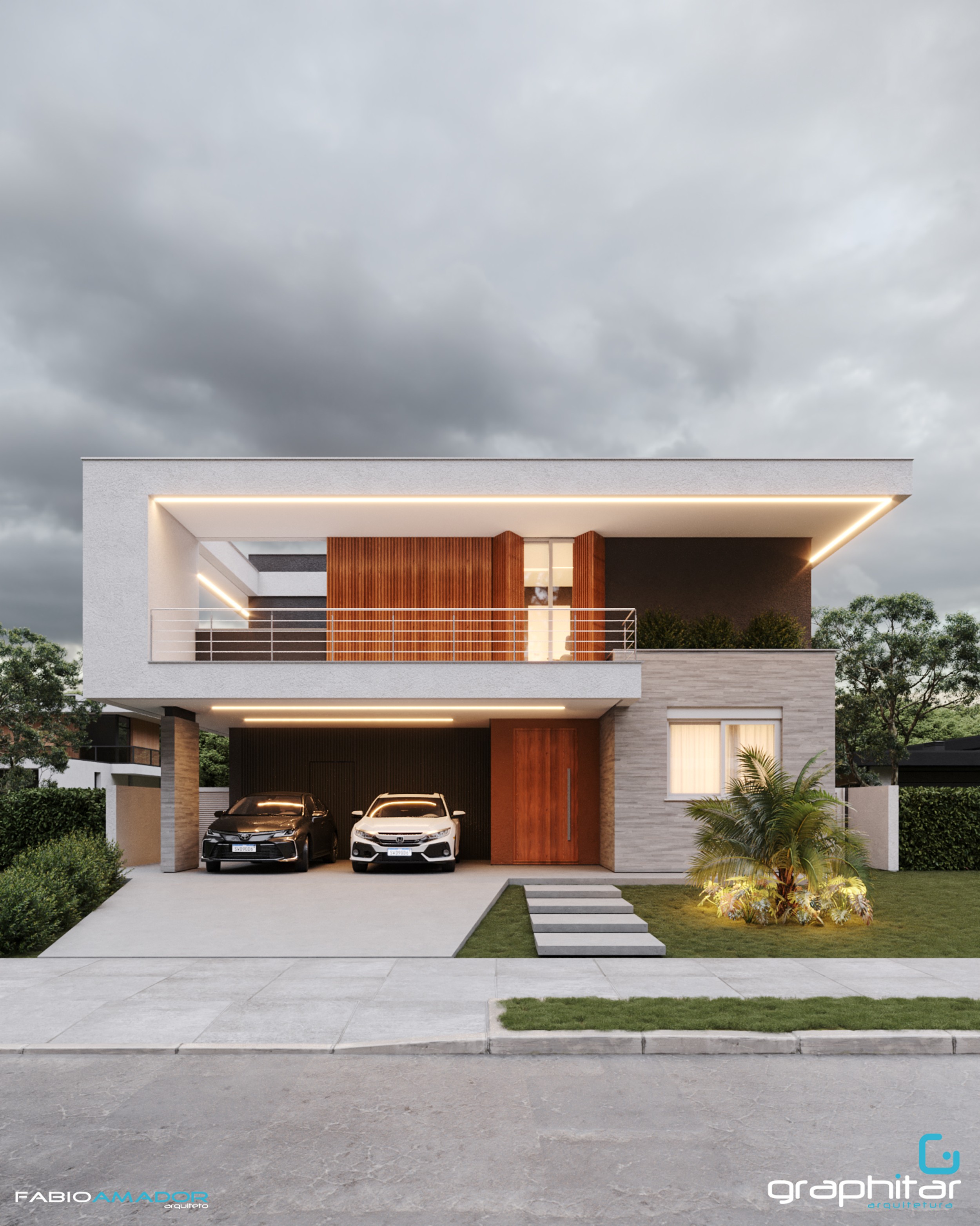 Modern Glass Tower - Main View